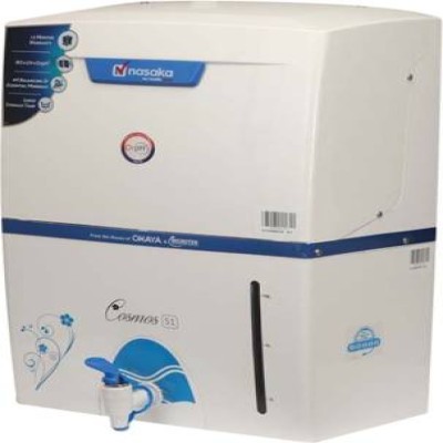 NASAKA Cosmos S1 11 L RO + UV Water Purifier  (White)