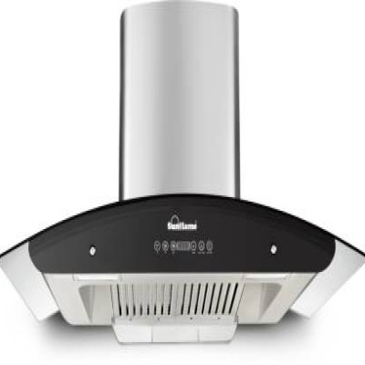 SUNFLAME CHIMNEY ACE 60 DX Auto Clean Wall Mounted Chimney  (Silver 1230 CMH)