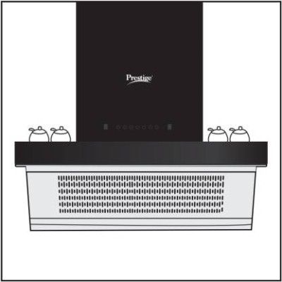 Prestige AKH - 600 MSS Auto Clean Wall Mounted Chimney  (Silver 1100 CMH)