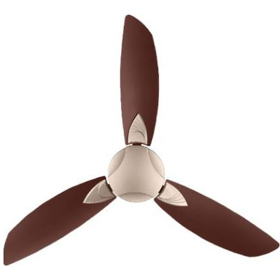 USHA BLOOM PRIMROSE 1250 mm 3 Blade Ceiling Fan  (Sparkle Golden & Brown)