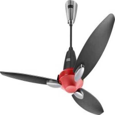 USHA Bloom Daffodil GoodBye Dust 1250 mm 380 Blade Ceiling Fan  (Sparkle Red, Black, Pack of 1)