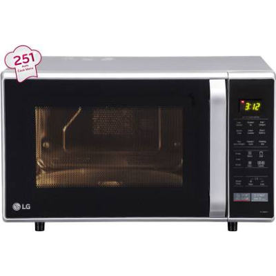 LG 28 L Convection Microwave Oven  (MC2846SL, Silver)