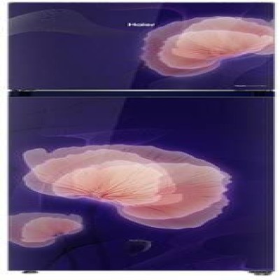 Haier 345 L Frost Free Double Door 3 Star Convertible Refrigerator  (OceanGlass, HRF-3654POG-E)