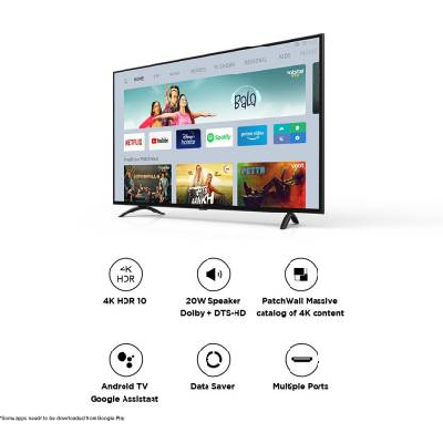 Mi 4X 108 cm (43 inch) Ultra HD (4K) LED Smart Android TV