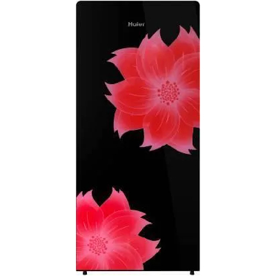 Haier HRD-1923PLG 192L Direct Cool Single Door 3 Star Refrigerator Glassy Black