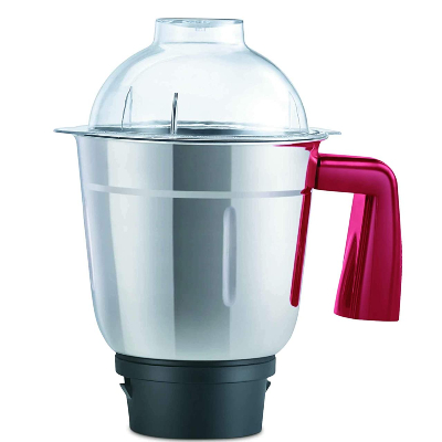 Usha Thunderbolt Mixer Grinder 800-Watt 3 Jars with Copper Motor(Red)