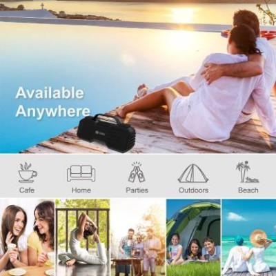 Zoook Rocker Boombox Atom Portable Wireless 10 W Bluetooth Party Speaker  (Black, Stereo Channel)