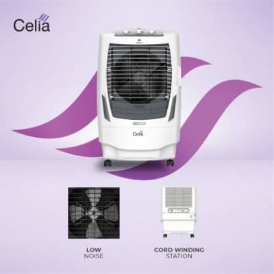 HAVELLS 55 L Desert Air Cooler  (White, Grey, Celia)
