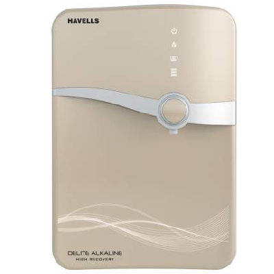 HAVELLS DELITE ALKALINE HIGH RECOVERY 6.8 L RO + UV + Alkaline Water Purifier  (Beige)