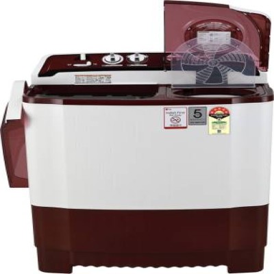 LG 7.5 kg Semi Automatic Top Load Red, White  (P7515SRAZ)