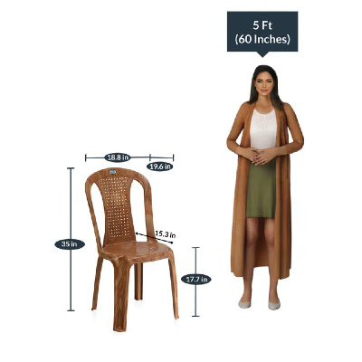 Shahenshah 4 Seater Dining Set in Pear wood Colour