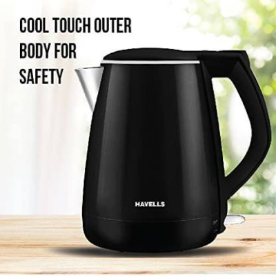 HAVELLS AQUA PLUS Electric Kettle  (1.2 L, Black)