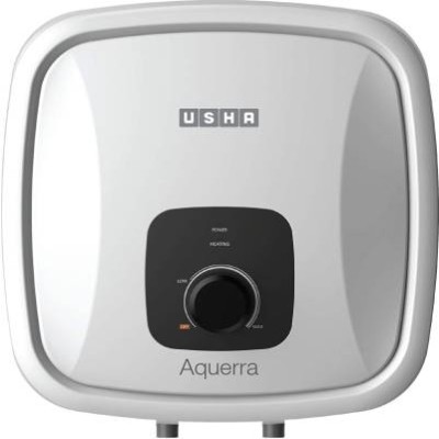 USHA 10 L Storage Water Geyser (aquerra 10L, White)