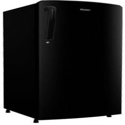 Haier 242 L Direct Cool Single Door 3 Star Refrigerator  (BrushlineBlack, HRD-2423BKS-E)