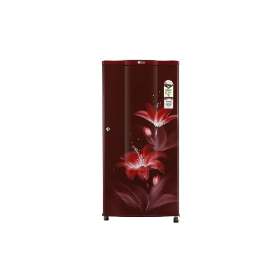 GL-B181RRGB 185 L, Fastest In Ice Making, Toughened Glass Shelves