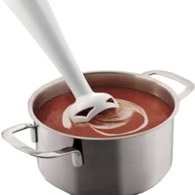 PHILIPS HR1350/90 250 W Hand Blender  (White and blue)