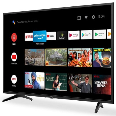 Vu 108 cm (43 inches) Full HD UltraAndroid LED TV 43GA (Black) (2019 Model)