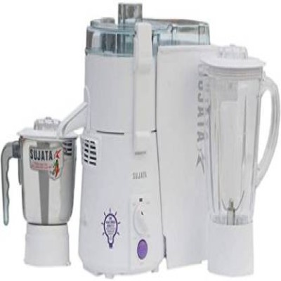 SUJATA POWERMATIC PLUS POWEMATIC PLUS 900 Juicer Mixer Grinder (2 Jars, White)