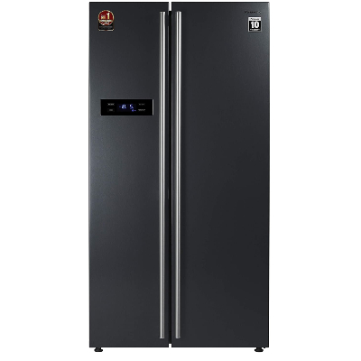 Panasonic 584 L with Inverter Side by Side Refrigerator (NR-BS60VKX1, Dark Grey)