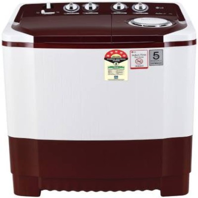 LG 7 kg Semi Automatic Top Load Red  (P7010RRAZ)