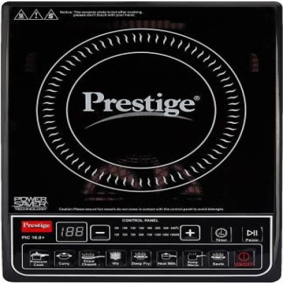 Prestige PIC 16.0 plus Induction Cooktop  (Black, Push Button)