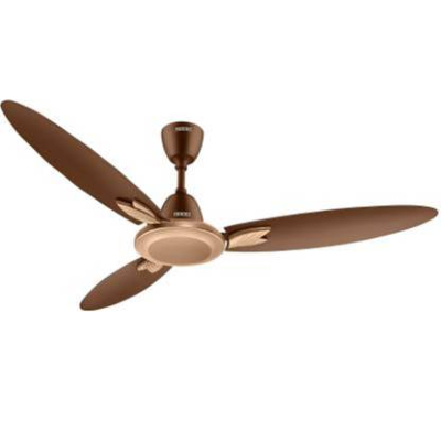 USHA Bloom Magnolia 1250 mm 3 Blade Ceiling Fan  (Sparkler Golden, Brown, Pack of 1)