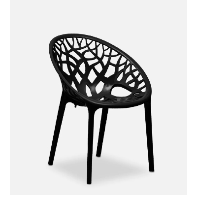 Crystal Plastic Chair (Set of 2) in Iron Black ColourCrystal Plastic Chair (Set of 2) in Iron Black ColourCrystal Plastic Chair (Set of 2) in Iron Black ColourCrystal Plastic Chair (Set of 2) in Iron Black ColourCrystal Plastic Chair (Set of 2) in Iron Bl